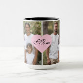 Mug Personnaliser 2 photo Best Mom (Centre)