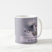Mug Personnaliser, 40e anniversaire d'ordination Félic (Devant droit)