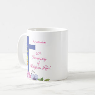 Mug Personnaliser, 60e anniversaire Nun vie religieuse