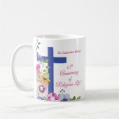 Mug Personnaliser, 65e anniversaire Nun vie religieuse (Gauche)