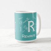 Mug Personnaliser ce modèle, MONOGRAM, FAMILLE, NOM, (Devant droit)