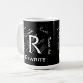 Mug Personnaliser ce modèle, MONOGRAM, FAMILLE, NOM, (Devant gauche)