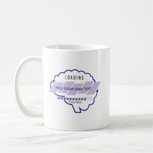 Mug Personnaliser Chargement, Nom, Chargement du cerve
