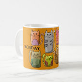 Mug Personnaliser chats colorés (Devant gauche)