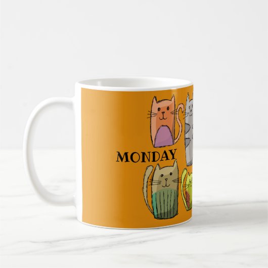 Mug Personnaliser chats colorés (Gauche)