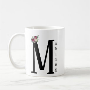 Mug Personnaliser créer votre nom muet, blanc et noir 