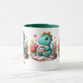 Mug Personnaliser Cute Dinosaur Avoir du café (Centre)