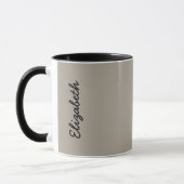 Mug Personnaliser de couleur grise (Gauche)