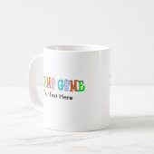 Mug Personnaliser de jeu de pyjama il ! (Devant gauche)
