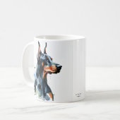 Mug Personnaliser Doberman Pincher Cute (Devant gauche)
