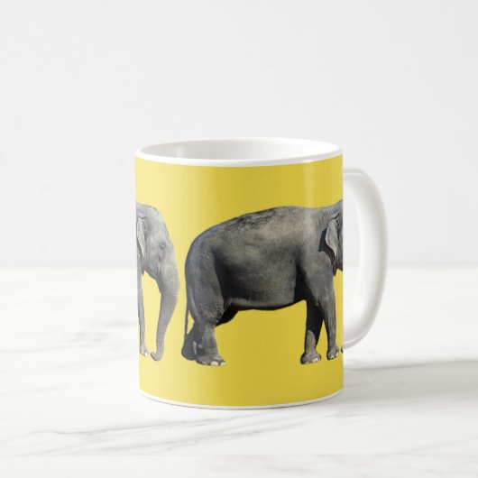 Mug Personnaliser Eléphant (Devant droit)
