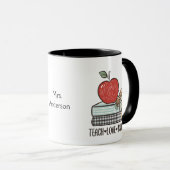 Mug Personnaliser Enseigner L'Amour Inspirer Cadeau Po (Devant droit)