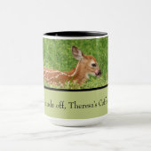 Mug Personnaliser Fawn (Cerf à queue blanche) (Centre)