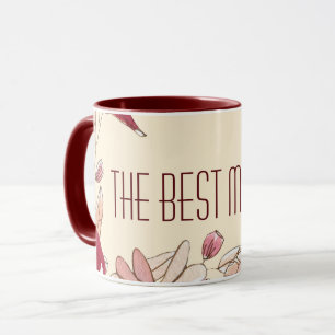 Mug Personnaliser Fleurs chaudes thème Fête des mères