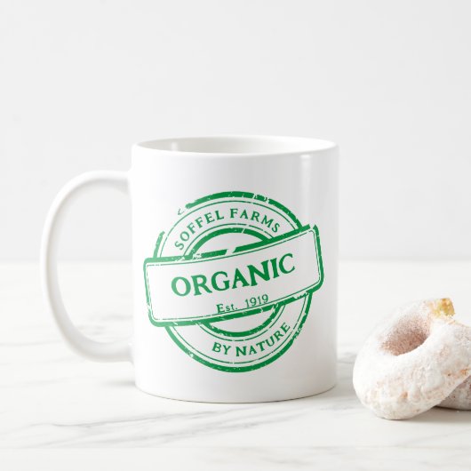 Mug Personnaliser Générique Légumes de ferme oeufs Pro (Avec donut)