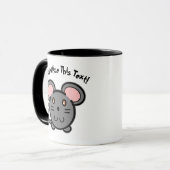 Mug PERSONNALISER Gray Mousie mignonne (Devant gauche)