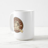 Mug Personnaliser la façade rustique d'un café génériq (Devant gauche)
