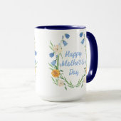 Mug Personnaliser la fête des mères Floral (Devant droit)