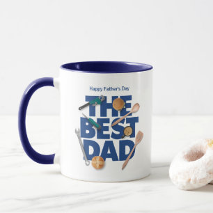 Mug Personnaliser la Fête des pères heureuse Le meil