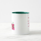 Mug Personnaliser la note "Payer maman" Floral Christi (Centre)