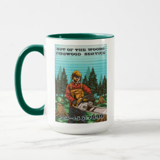 Mug Personnaliser la promotion du service de bois de c