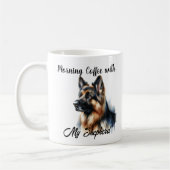 Mug PERSONNALISER L'Allemand Berger café du matin (Gauche)