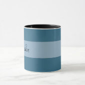 Mug Personnaliser l'Arrière - plan Pastel Blue (Centre)