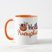 Mug Personnaliser l'Citrouille d'automne Orange Hello (Gauche)