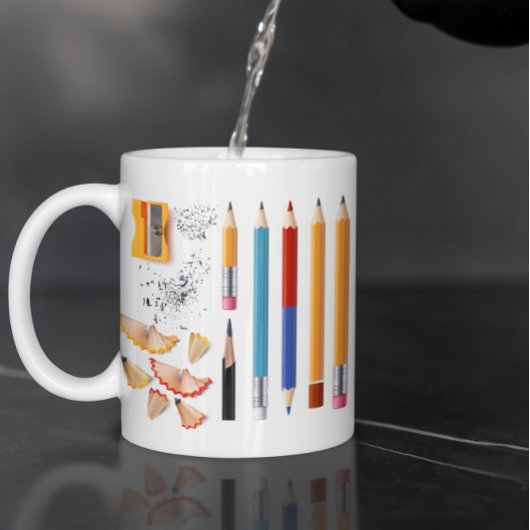 Mug Personnaliser le crayon, Retourner à l'école
