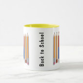 Mug Personnaliser le crayon, Retourner à l'école (Centre)