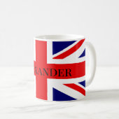 Mug Personnaliser le drapeau britannique (Devant droit)
