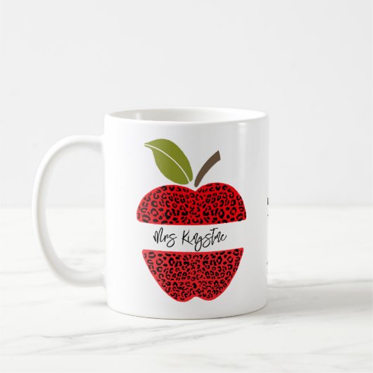 Mug Personnaliser le message pour les impressions d'an (Gauche)