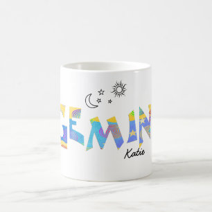 Mug Personnaliser le nom-amusant GEMINI Anniversaire Z