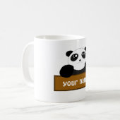Mug personnaliser le nom du panda (Devant gauche)