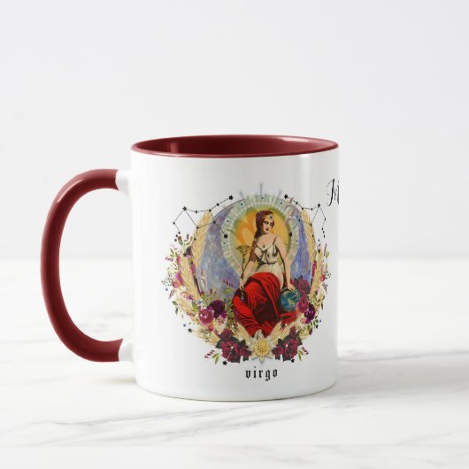 Mug Personnaliser le nom Virgo Custom Birthday Gift Co (Gauche)