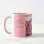 Mug Personnaliser le texte personnalisé bébé photo Caf (Gauche)