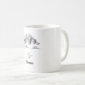 Mug Personnaliser le visage caricature féminin (Devant droit)