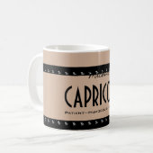 Mug Personnaliser le Zodiac d'anniversaire de la coule (Devant gauche)