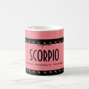 Mug Personnaliser le Zodiac d'anniversaire SCORPIO cou