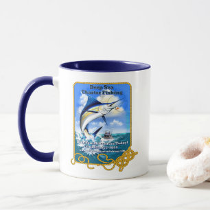 Mug Personnaliser l'entreprise de bateau de pêche spor