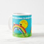 Mug personnaliser les abeilles profitant du printemps  (Devant gauche)