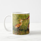 Mug Personnaliser les grues Sandhill aiment ses poussi (Gauche)
