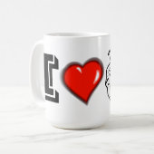 Mug Personnaliser les masques dramatiques (Devant gauche)