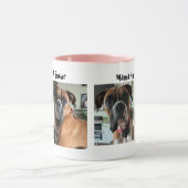 Mug Personnaliser/ Mama Dans Une Boxe Mignonne (Centre)