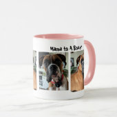 Mug Personnaliser/ Mama Dans Une Boxe Mignonne (Devant droit)