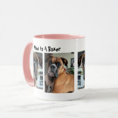 Mug Personnaliser/ Mama Dans Une Boxe Mignonne (Devant gauche)