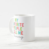 Mug Personnaliser Mes Favoris Appelez-Moi (Devant gauche)