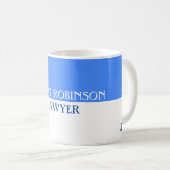 Mug Personnaliser mi-noir mi-blanc (Devant droit)