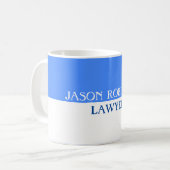 Mug Personnaliser mi-noir mi-blanc (Devant gauche)