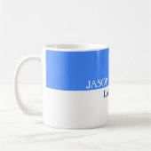 Mug Personnaliser mi-noir mi-blanc (Gauche)